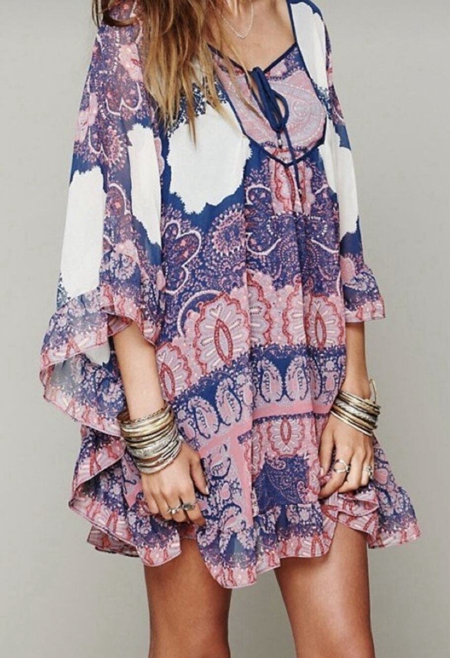 Free People $128 Marla Dreams Dress, Small